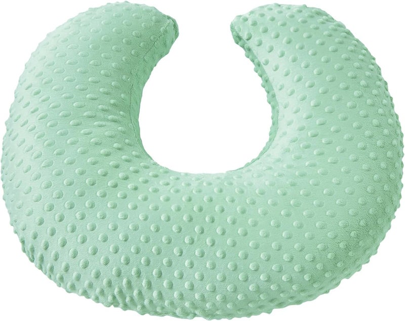 DONOMILO Dots Nursing Pillow Cover, Case Plush Breathable Breastfeeding Pillow Slipcover Fits Nursing Pillow, Super Soft Snug Positioners for Baby Boy Baby Girl (Celadon) - Image 3